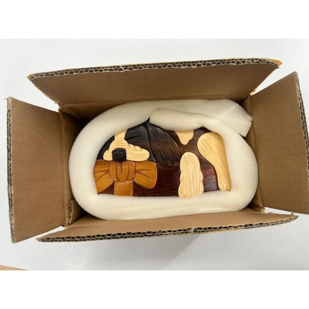 Carver Dan's Handcrafted Wood Puzzle Box 